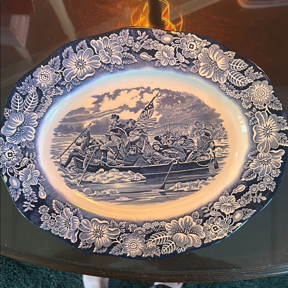 Blue and White Decorative Plater